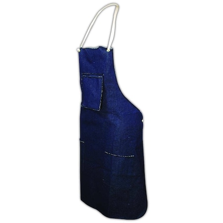 Magid 100 Cotton Denim Bib Apron with Pockets 2940WP